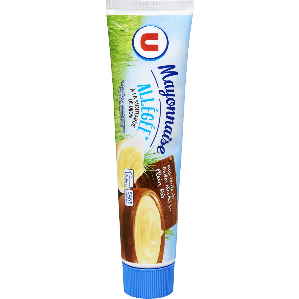 Mayonnaise allégée en matières grasses à la moutarde de Dijon U