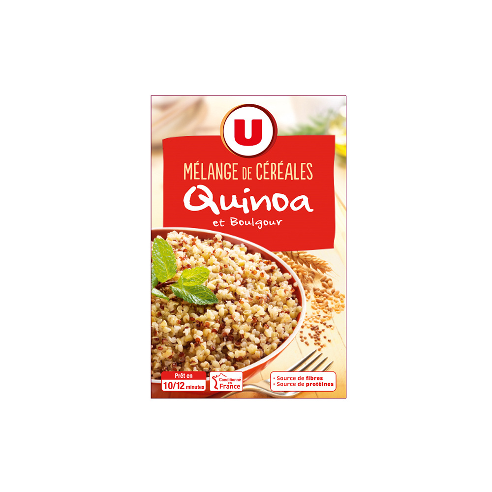Quinoa and bulgur U cereal mix