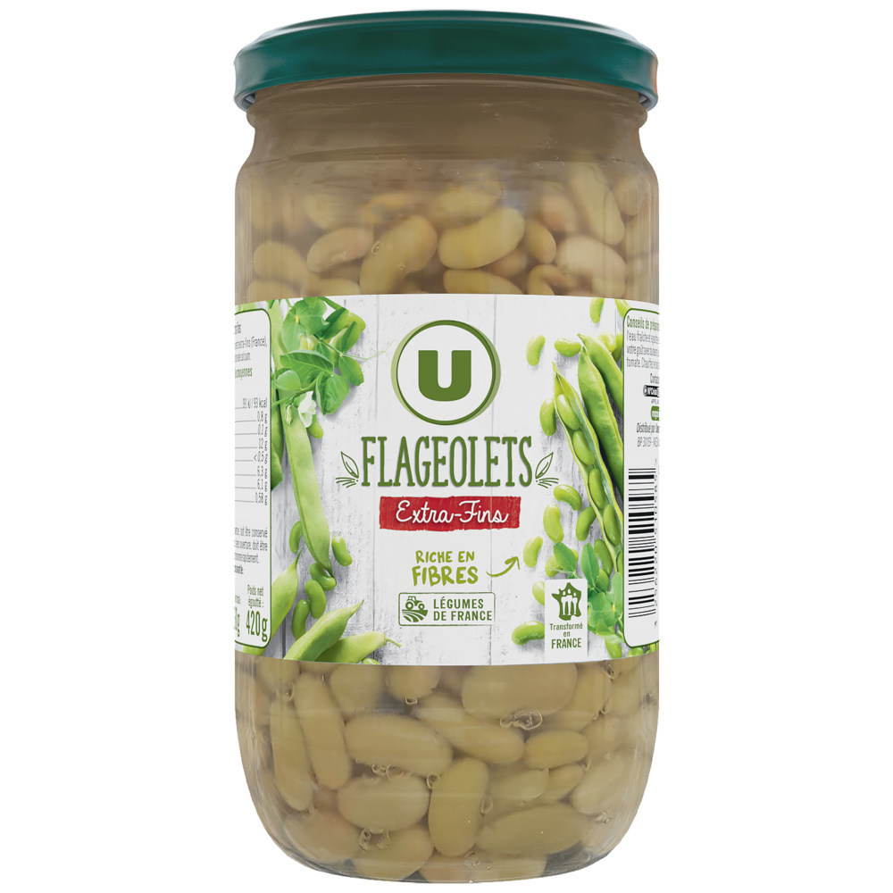 Extra-fine green flageolets