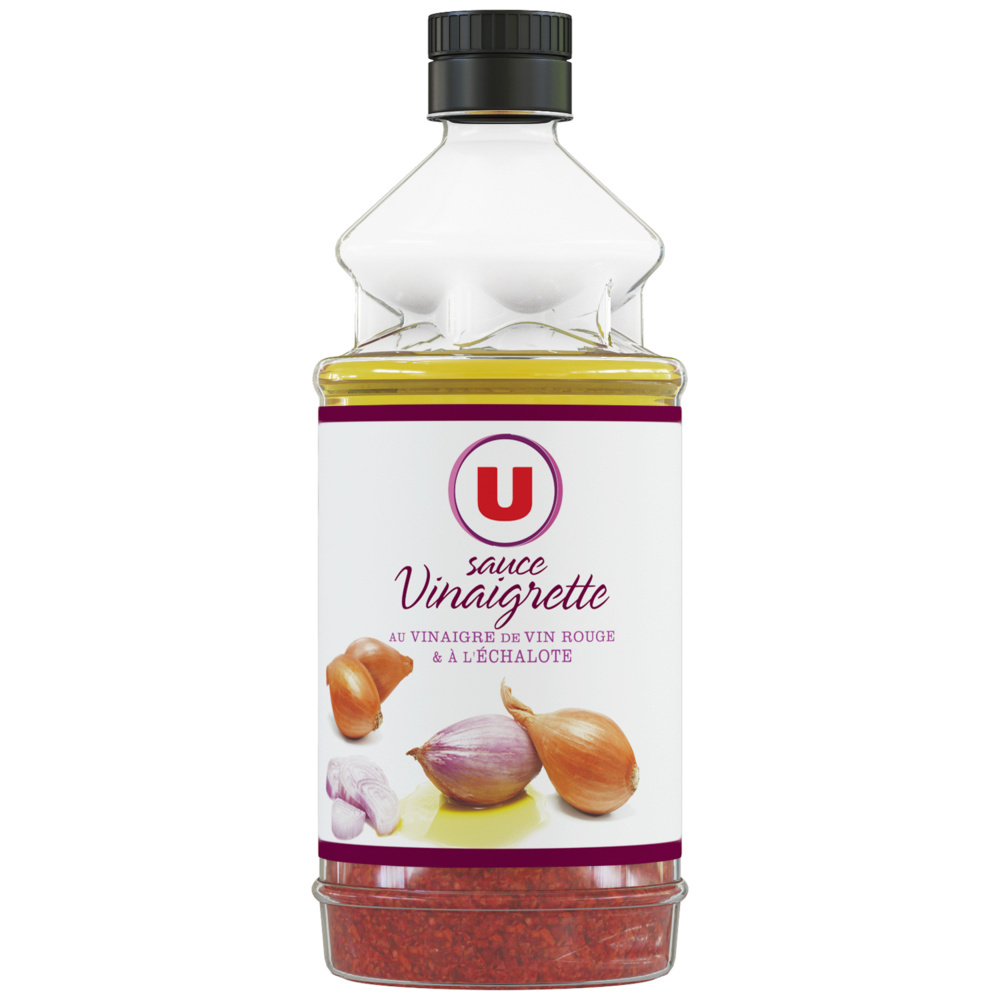 Red wine vinegar and shallot vinaigrette U