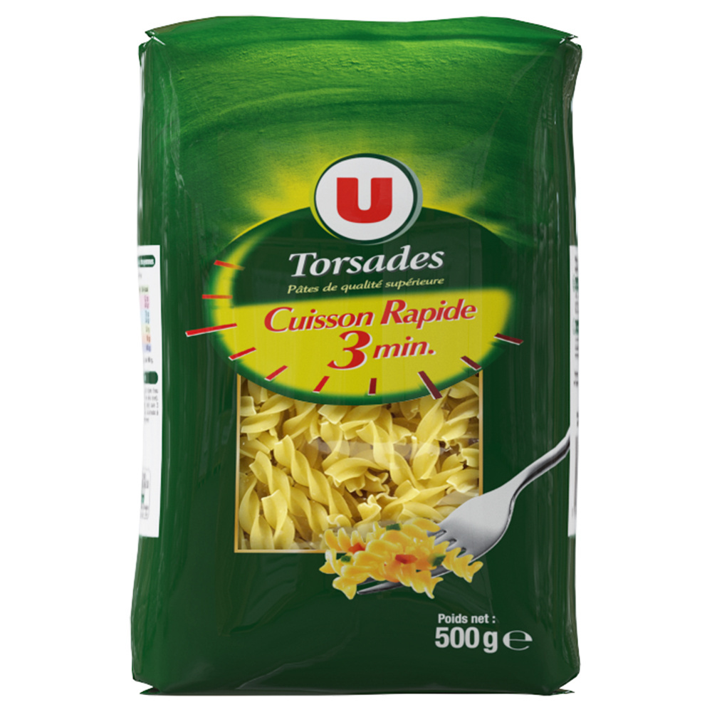 Twisted quick cooking 3min U