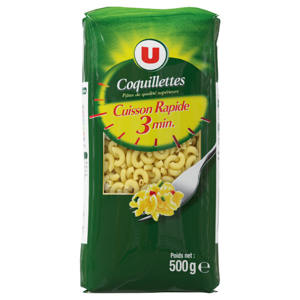 Quick-cooking coquillette U