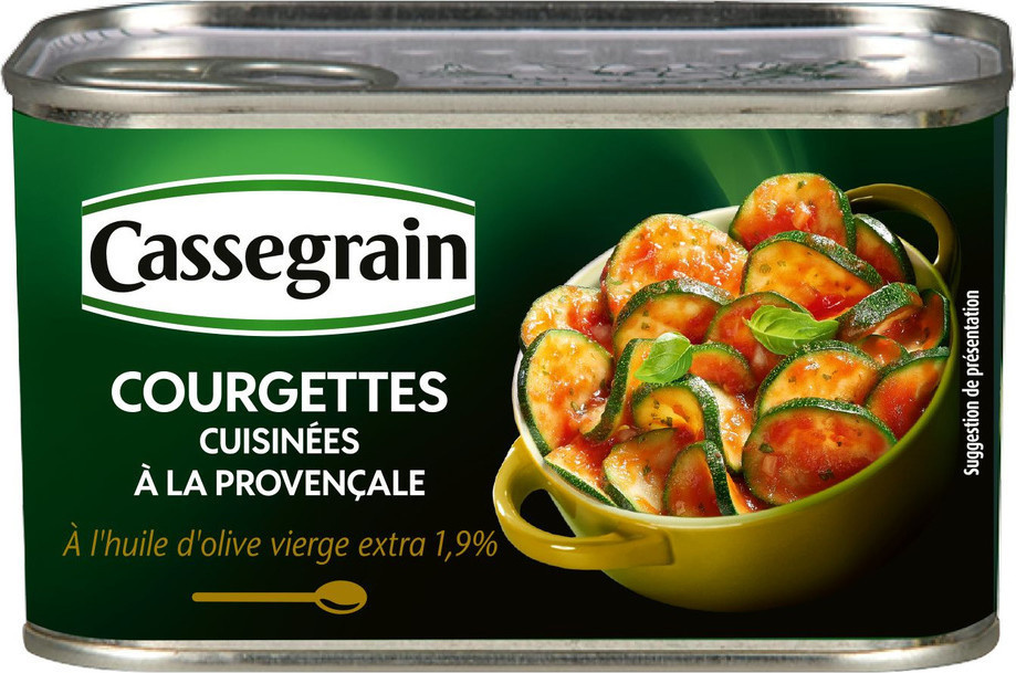Cassegrain Provençal-style zucchinis