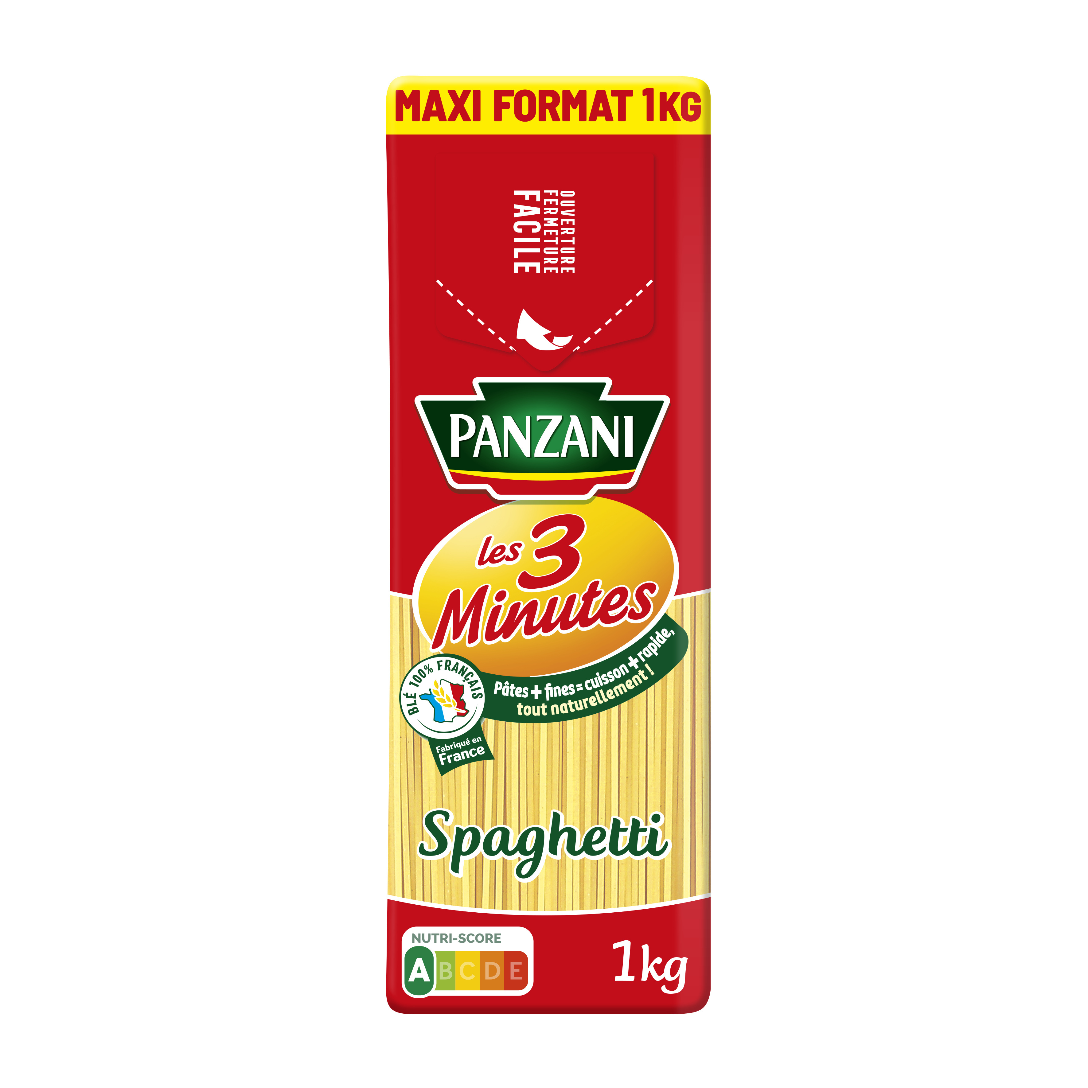 Panzani spaghetti 3 minutes 