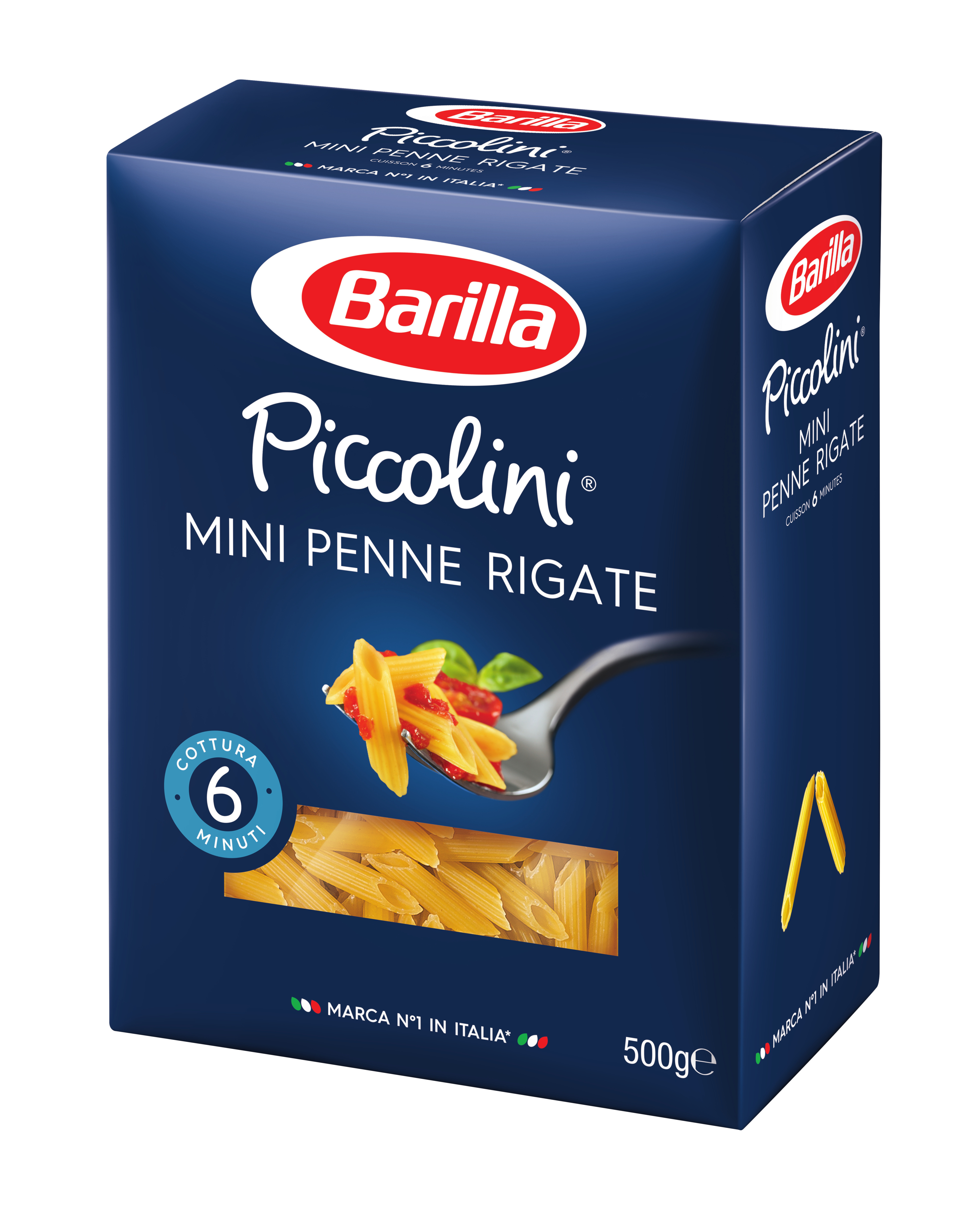 Barilla mini penne rigate piccolini pasta 500g