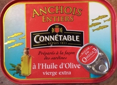 Connetable Whole anchovies in extra virgin olive oil