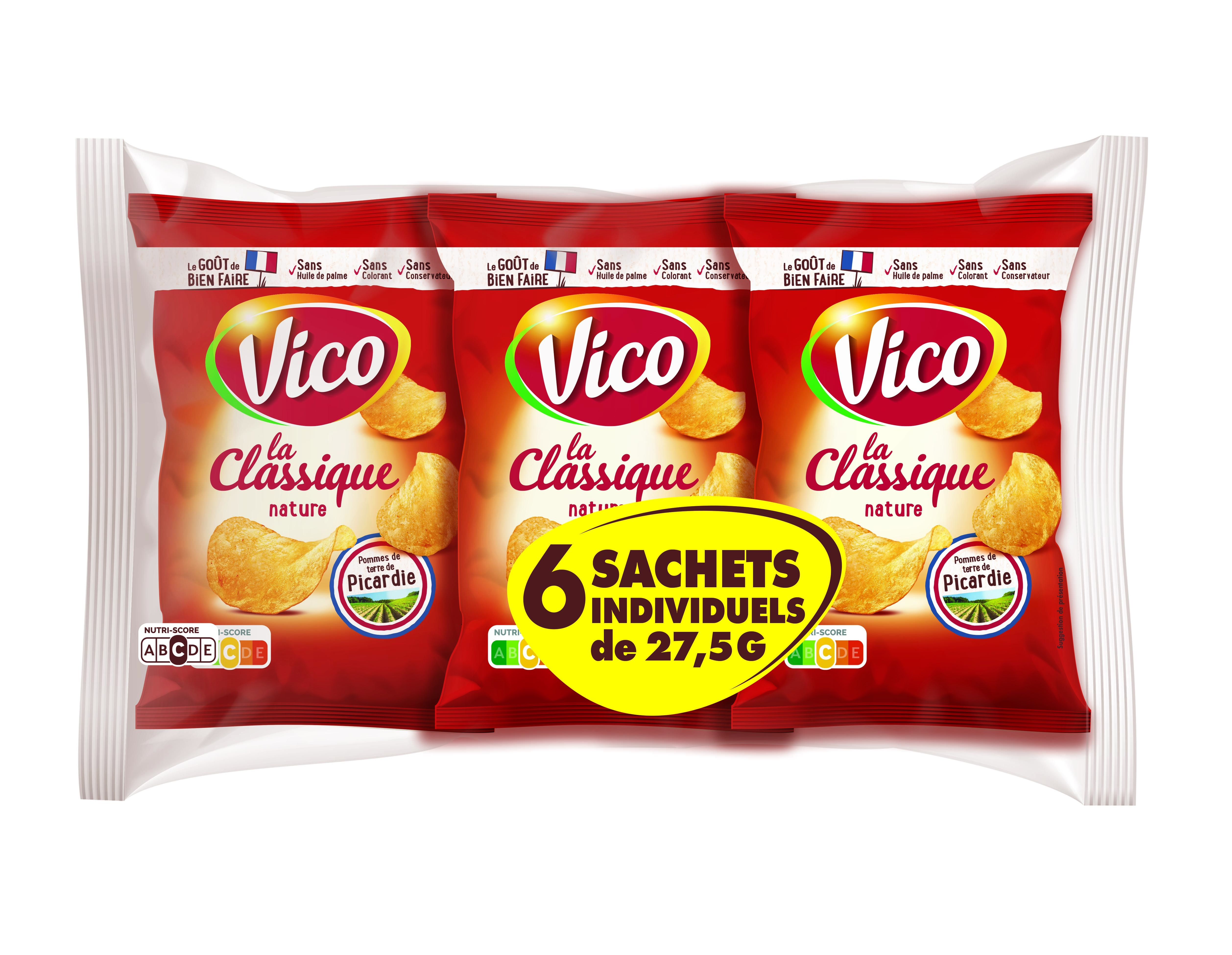 Vico la Classique Plain Chips 6*27.5g