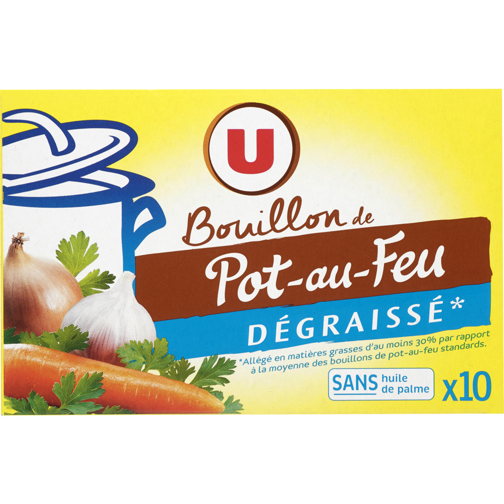 Bouillon de pot-au-feu dégraissé U