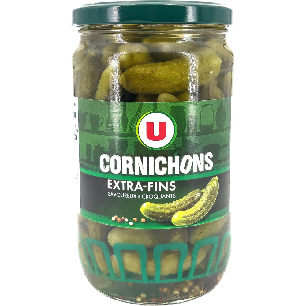 Cornichons extra-fins au vinaigre U