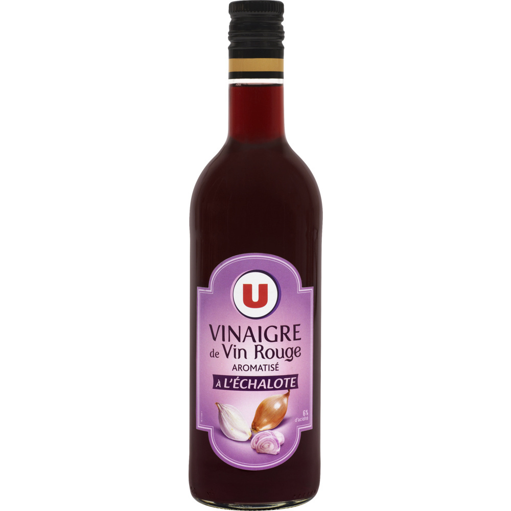 Shallot-flavored red wine vinegar U
