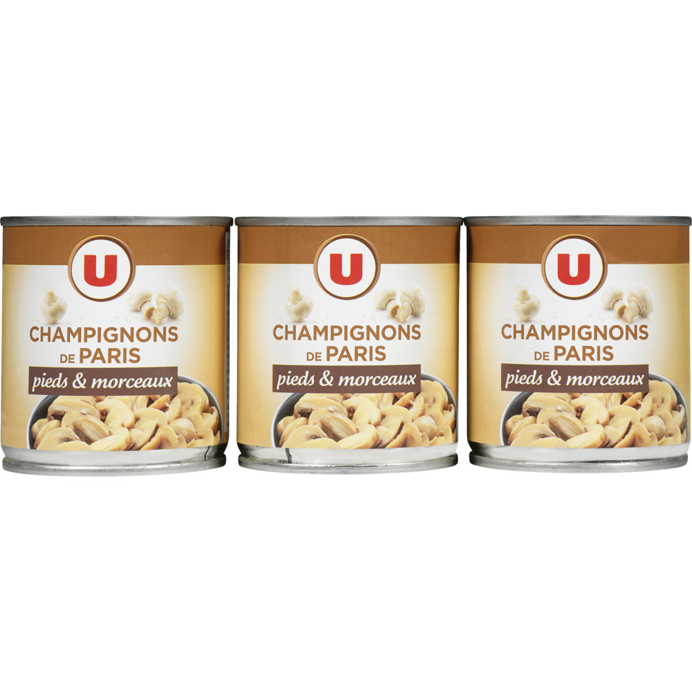 Paris mushroom stems & pieces 3*115g