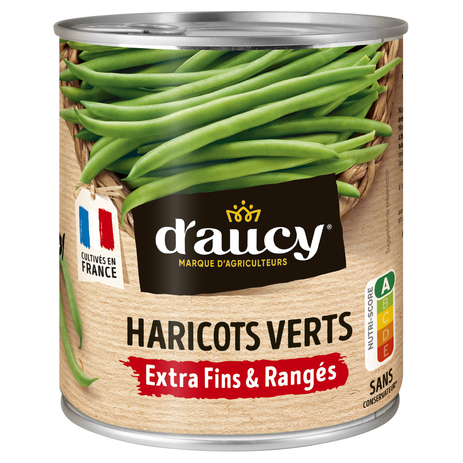 Haricots verts extra fins Daucy