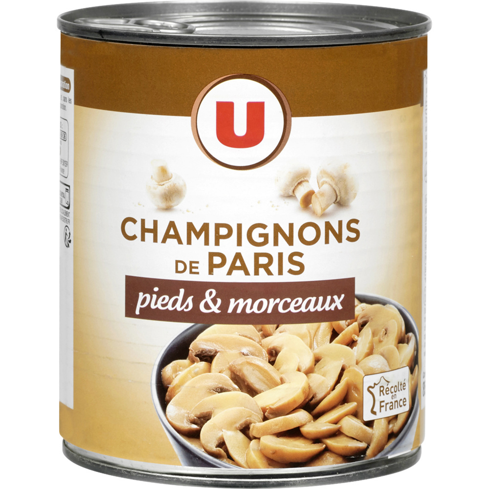 Mushroom stems and pieces