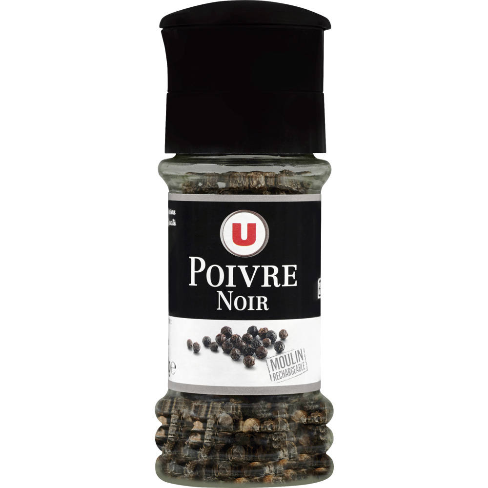 Moulin poivre noir rechargeable U