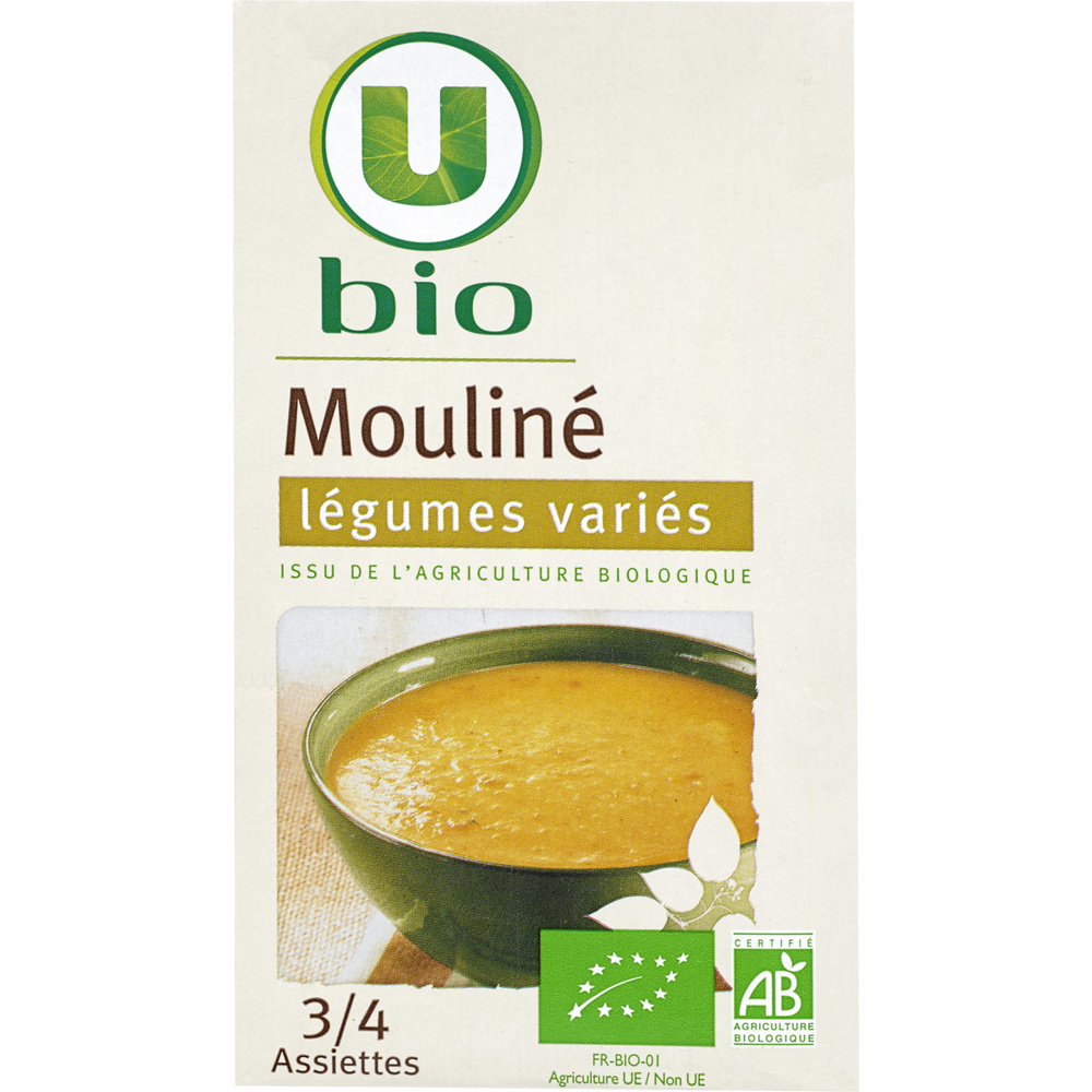 Mouliné of mixed organic vegetables U