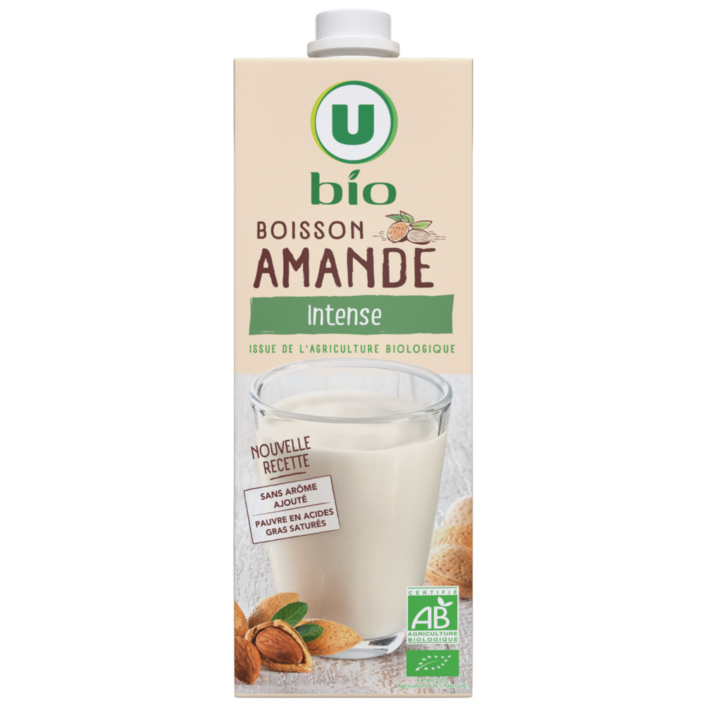 Organic intense almond milk U
