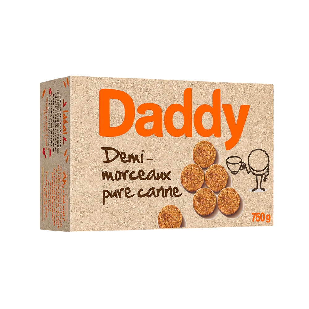 Daddy pure cane half-round sugar