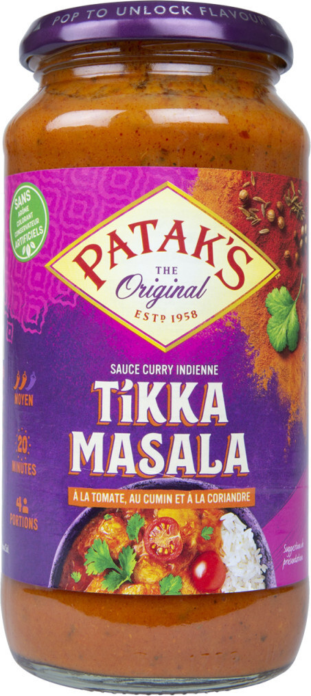 Sauce Tikka Masala Patak's 