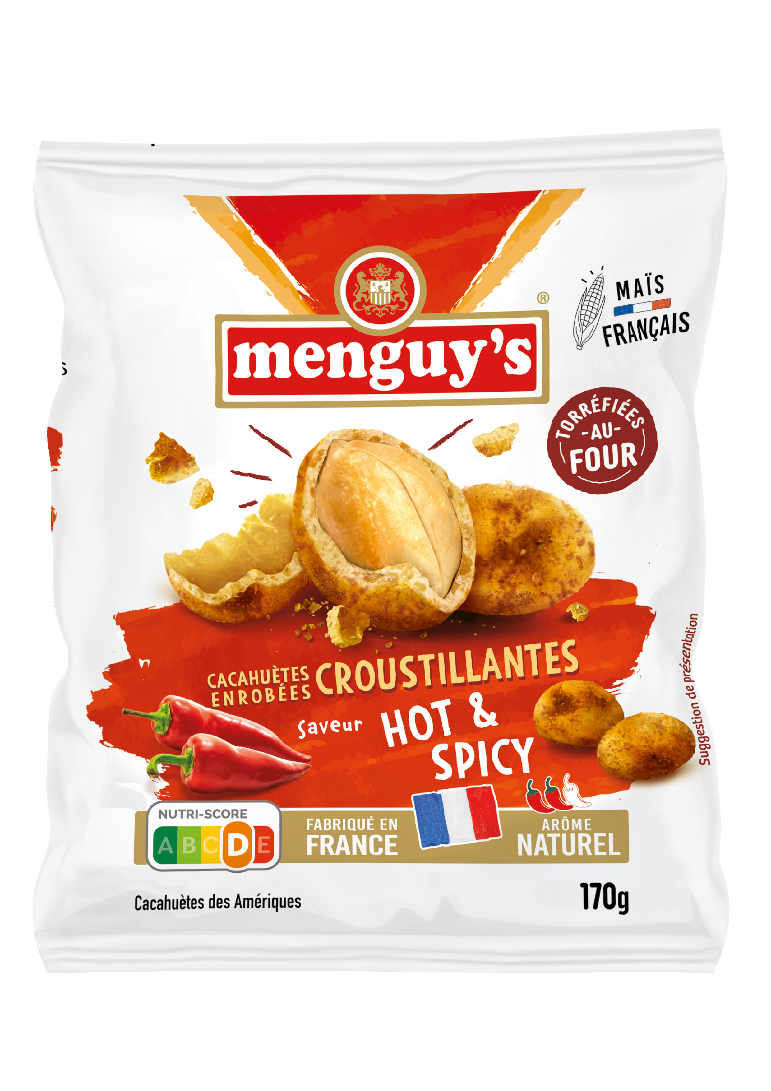 Menguy's hot & spicy crunchy peanuts 