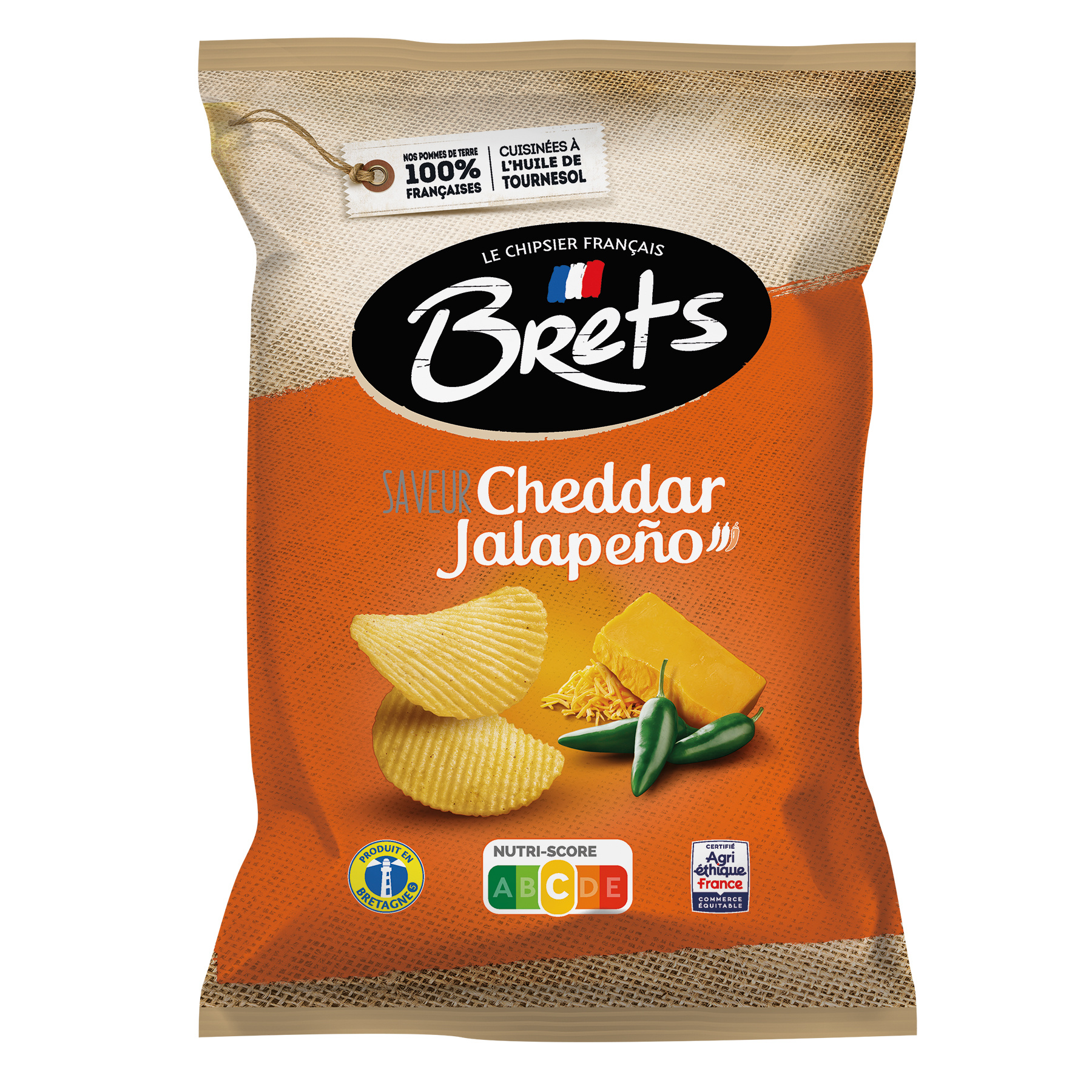 Brets Cheddar Jalapeno Chips