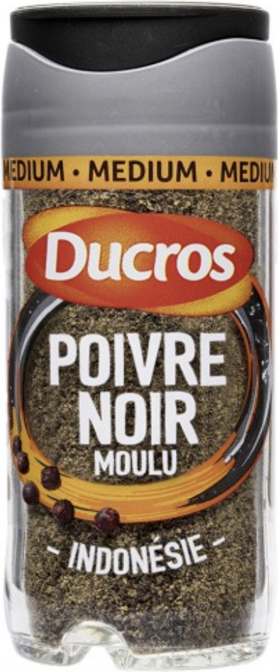 Poivre noir moulu Ducros 