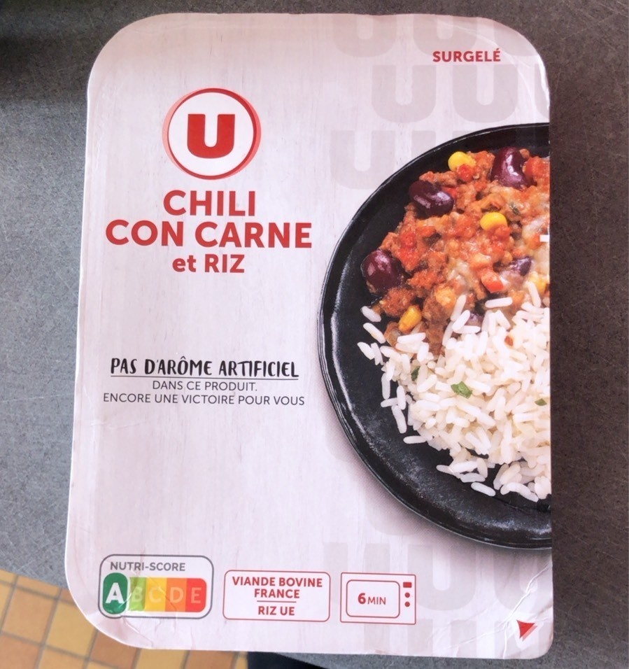Chili con carne et riz U
