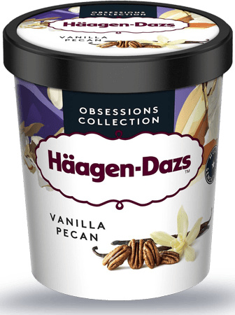 Glace vanille pécan Häagen-Dazs 