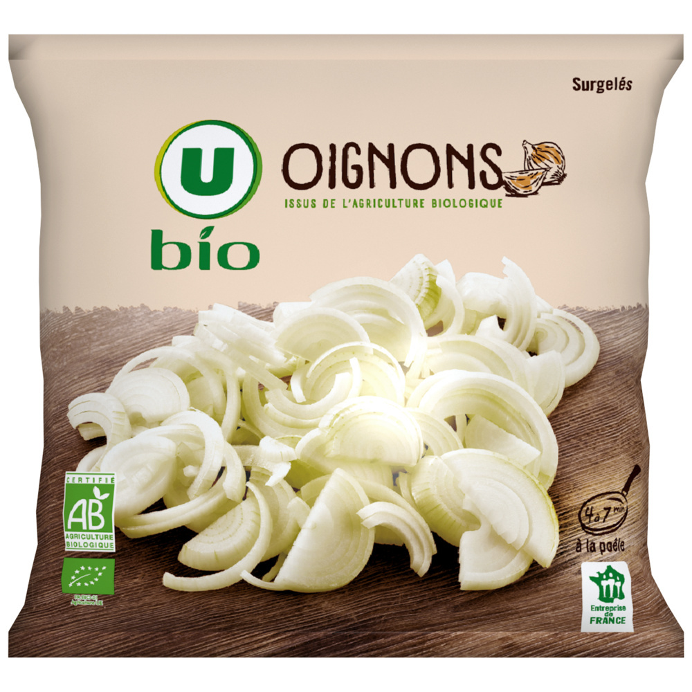Oignons émincés bio U