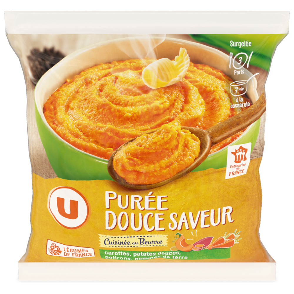 Purée douce saveur U