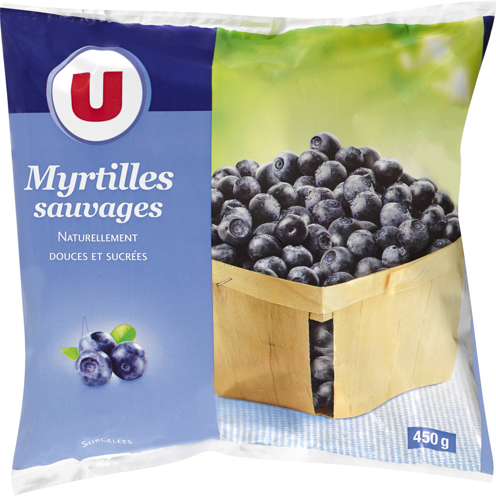 Myrtilles sauvages naturelles U