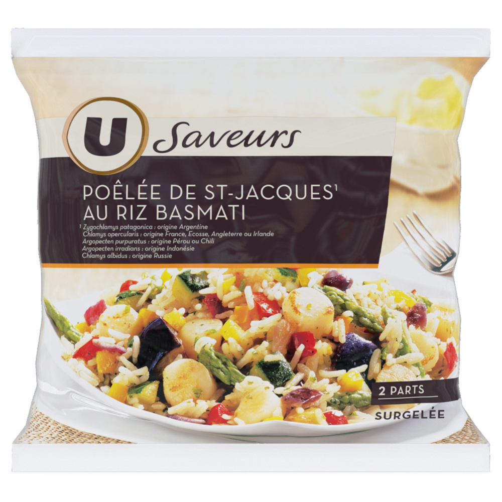 Poêlée de saint Jacques au riz basmati U