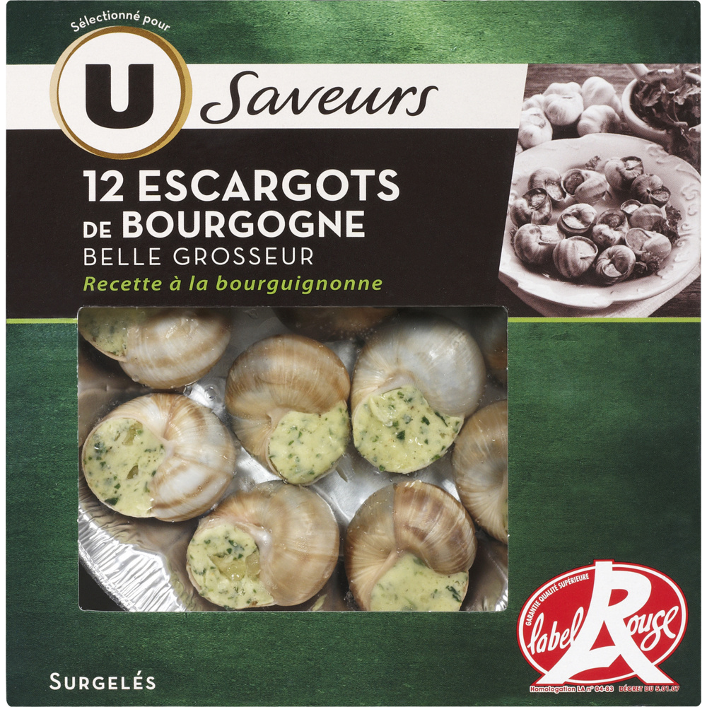 Escargots de Bourgogne x12 U