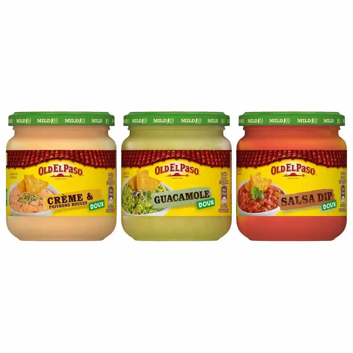 Trio dips lot de trois sauces apéritives Old el paso 