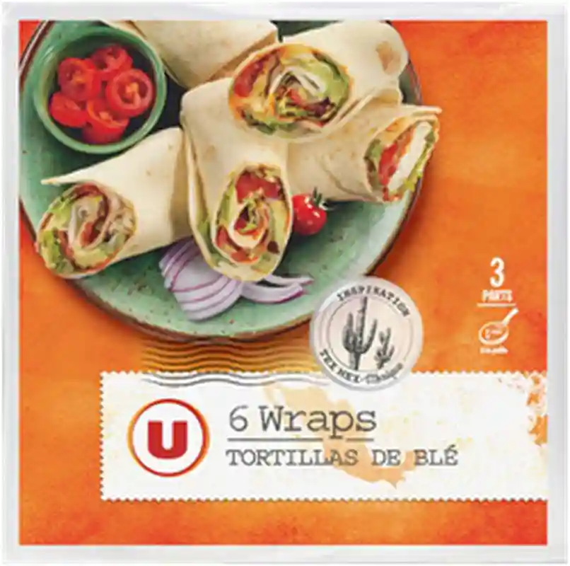Tortilla wraps de blé souples U