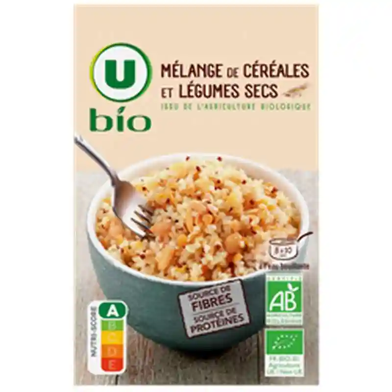 Mélange de céréales et légumes secs bio U