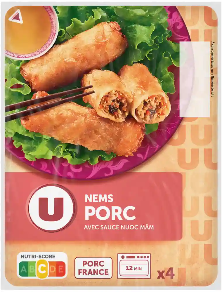 Nems au Porc U