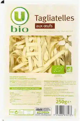 Organic egg tagliatelle U
