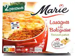 Lasagne à la bolognaise Marie 