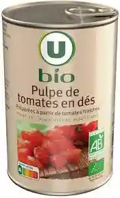Pulpe de tomates en dés bio U 