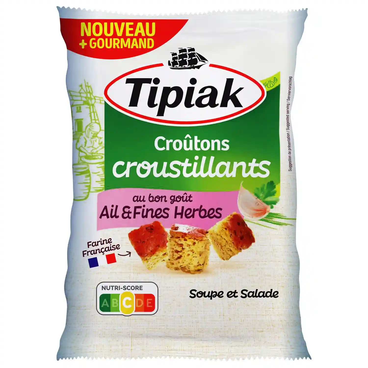 Croutons Tipiak Croustillants Ail Et Fines Herbes
